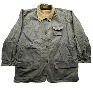 Vintage Thornton Bay Reversible Duck Canvas Chore Work Jacket Mens Large Brown